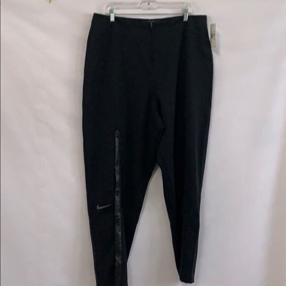 NWT NIKE WOMEN’S ATHLETIC‎ BLACK LOOSE FIT PANTS - Picture 1 of 11